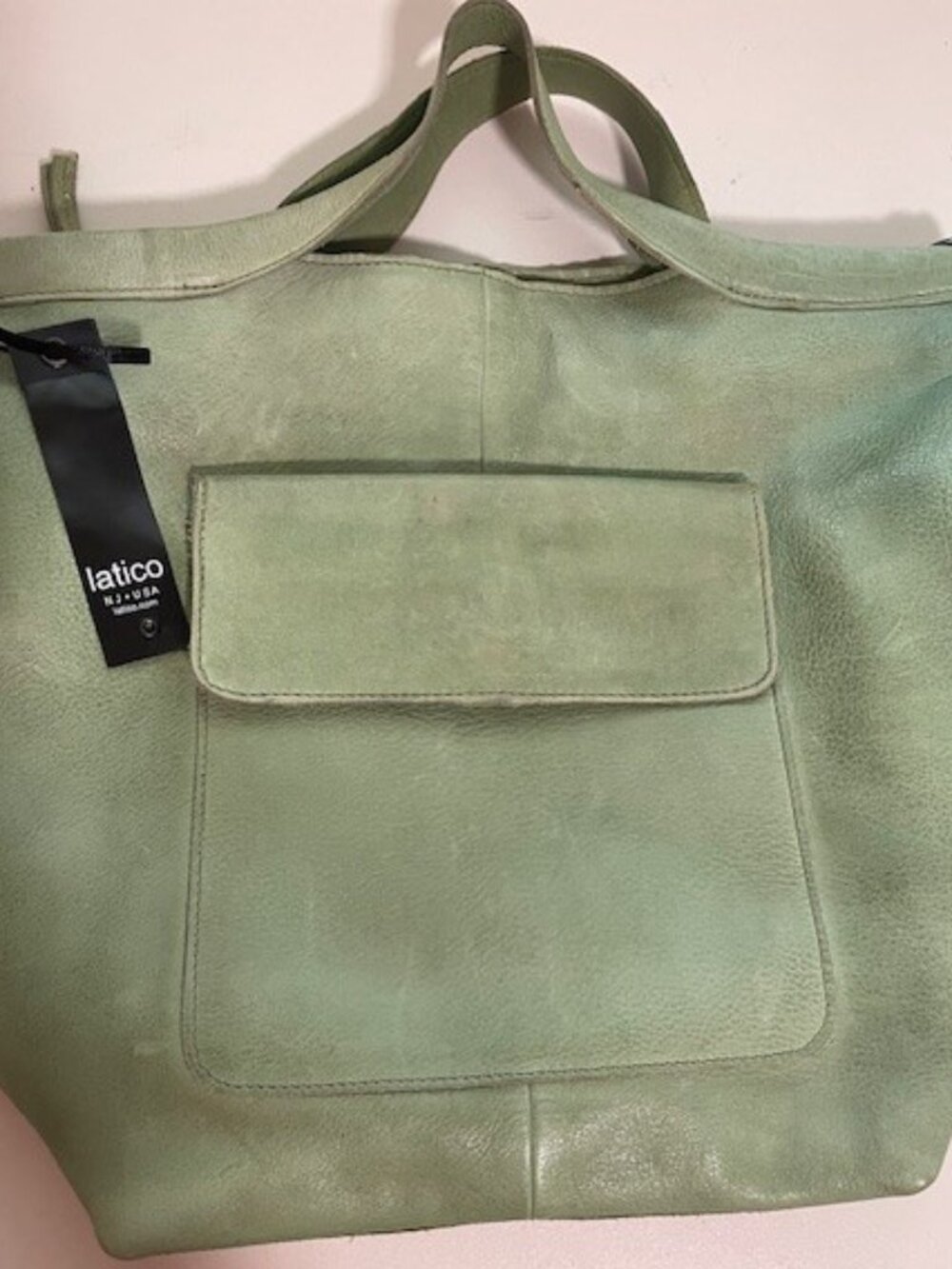 Latico Bianca Tote/Crossbody Grass Excellent